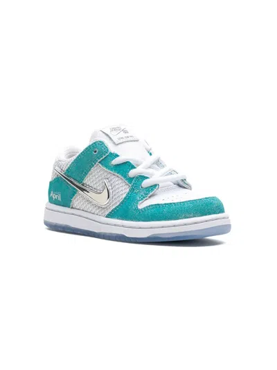 Nike Kids' X April Skateboards Sb Dunk Low Sneakers In Green