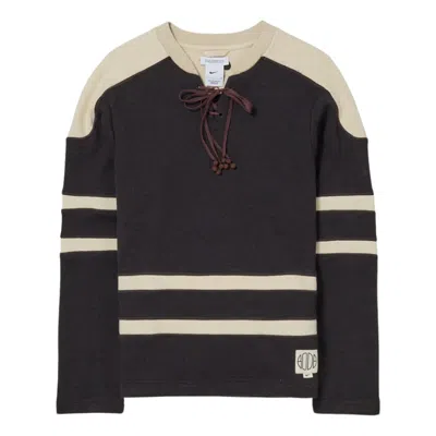 Nike X Bode Astro Grabber Lacing Knit Sweater Asia Sizing 'shaded Brown Natural Linen White'