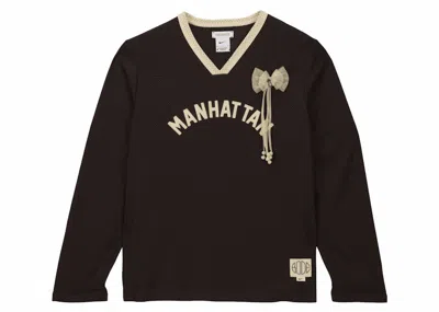 Pre-owned Nike X Bode Mesh Jersey In Brown/cream