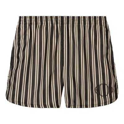Nike X Bode Scrimmage Shorts 'brown Cream' In Black