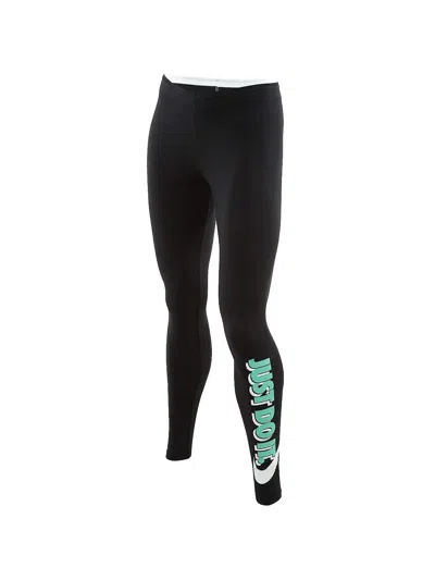 Nike X Boston Celtics City Edition Leg-a-see Leggings In Black