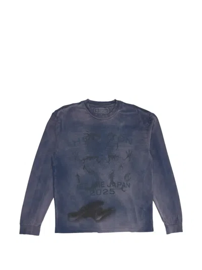 Nike X Cactus Jack X Fragment Ise Mie Long-sleeve Sweatshirt In Blue