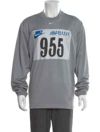 Pre-owned Nike X Cactus Plant Flea Market 2021 Jersey Sweatshirt In Gray
