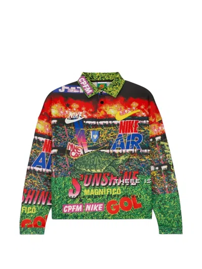 Nike X Cactus Plant Flea Market Polo Shirt In Multi