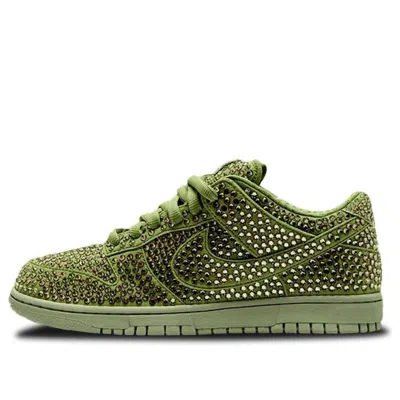 Nike X Cactus Plant Flea Market X Swarovski Dunk Low 'spiral Sage' In Green