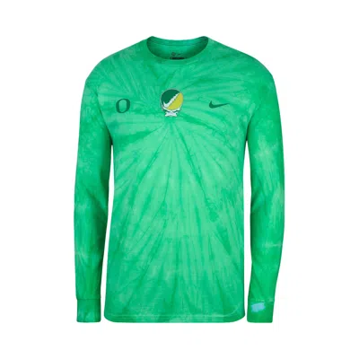 Pre-owned Nike X Class Trip X Grateful Dead X Oregon Steal Your Duck Logo Long-sleeve T-shirt 'tie-dye' | Gree In Green