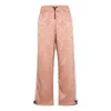 Nike X Clot Rose Gold Silk Pattern Track Pants For Men Pink