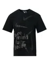 Nike X Comme Des Garçons Logo-print T-shirt In Black