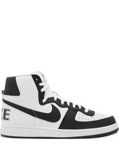 Nike X Comme Des Garcons Terminator "cdg Black" Sneakers In White
