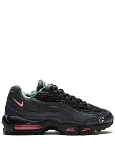 Nike X Corteiz Air Max 95 "pink Beam" Sneakers In Gridiron/pink Beam-black