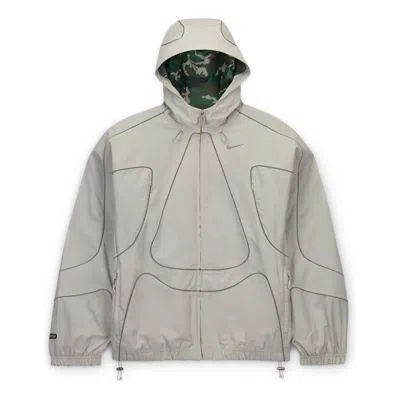 Nike X Corteiz Tracksuit Jacket 'grey' In Gray