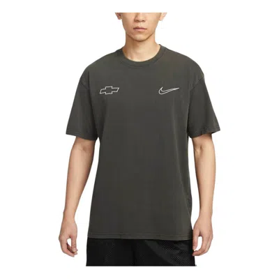 Nike X Devin Booker X Chevy Max90 T-shirt Asia Sizing 'anthracite' In Black