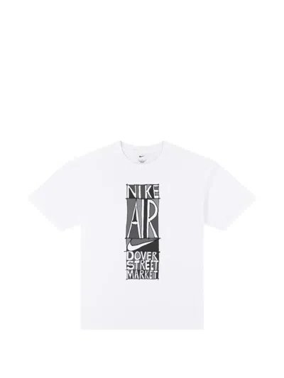 Nike X Dover Street Market Graphic-print Crew-neck T-shirt In White