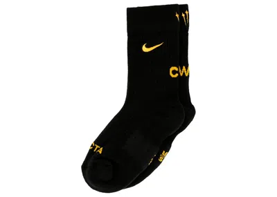 Pre-owned Nike X Drake Nocta Pack Of 3 Socks In Black