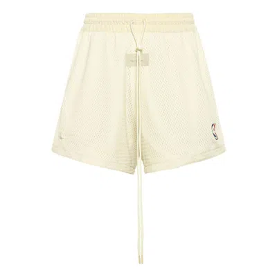 Nike X Fear Of God X Nba Basketball Shorts Men Beige Creamy In Neutral