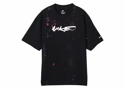Pre-owned Nike X Futura Women's Breaking Oversized T-shirt (asia Sizing) In Black