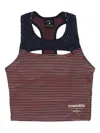 Nike X Gyakusou Striped Panelled Tank Top In Red