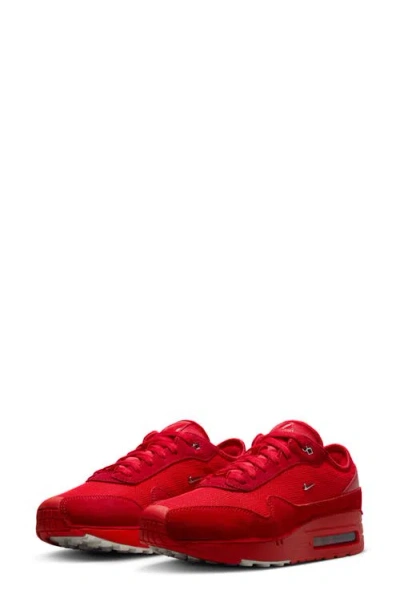 Nike X Jacquemus Air Max 1 86 Sneaker In University Red/ Silver