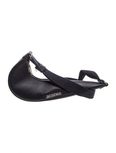 Pre-owned Nike X Jacquemus Calfskin Le Sac Swoosh In Black