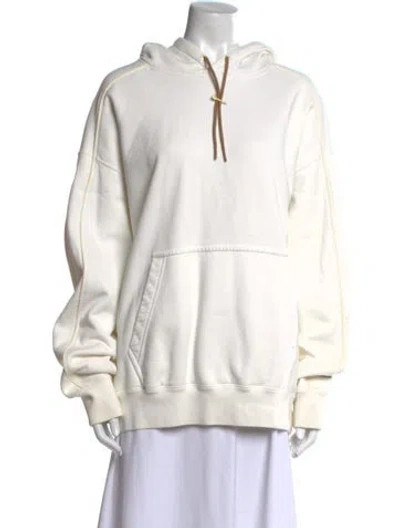 Pre-owned Nike X Jacquemus Crew Neck Long Sleeve Sweatshirt In White