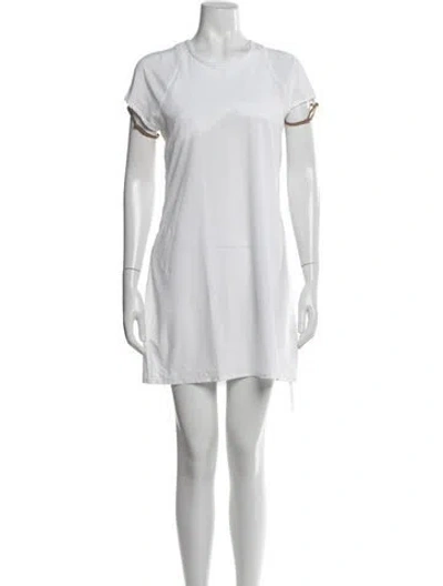 Pre-owned Nike X Jacquemus Crew Neck Mini Dress In Neutrals/white