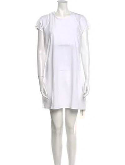 Pre-owned Nike X Jacquemus Crew Neck Mini Dress In White