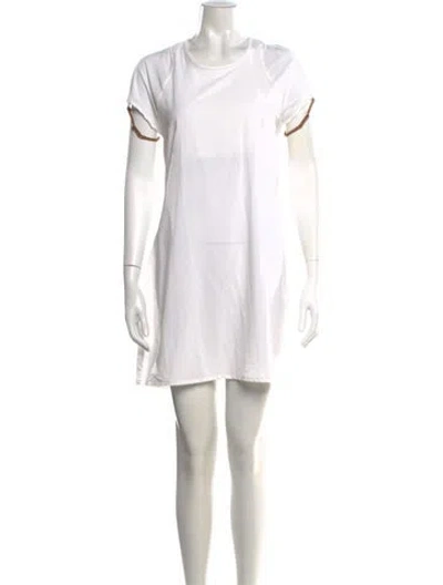 Pre-owned Nike X Jacquemus Crew Neck Mini Dress In White