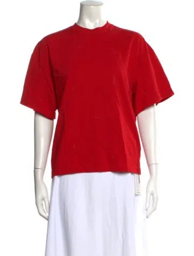 Pre-owned Nike X Jacquemus Crew Neck Short Sleeve T-shirt In Red