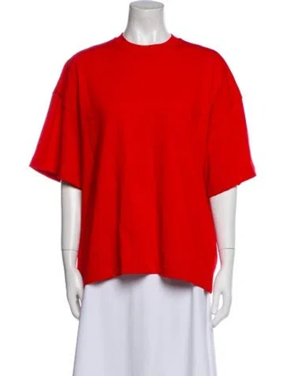 Pre-owned Nike X Jacquemus Crew Neck Short Sleeve T-shirt W/ Tags In Red