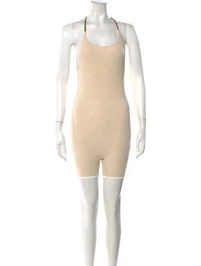 Pre-owned Nike X Jacquemus Halterneck Romper W/ Tags In Neutrals