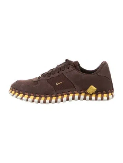 Pre-owned Nike X Jacquemus J Force 1 Low Lx Athletic Sneakers In Brown