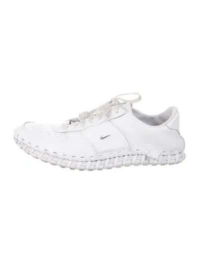 Pre-owned Nike X Jacquemus J Force 1 Low Lx Athletic Sneakers In White
