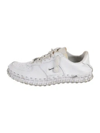 Pre-owned Nike X Jacquemus J Force 1 Low Lx (w) Athletic Sneakers In White