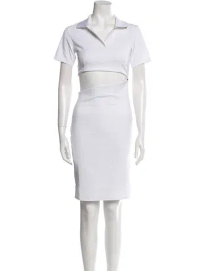 Pre-owned Nike X Jacquemus La Robe Polo Knee-length Dress W/ Tags In White