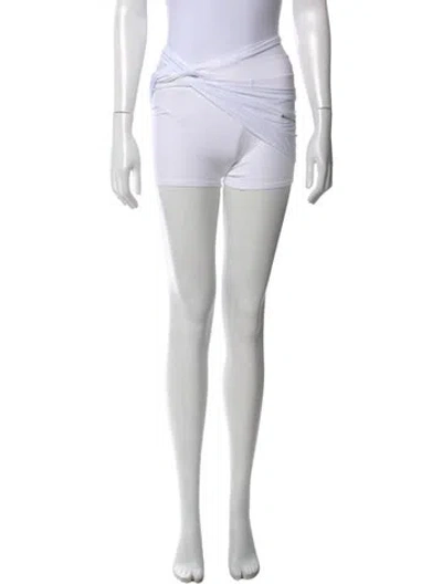 Pre-owned Nike X Jacquemus Layered Mini Shorts In White