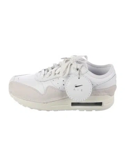Pre-owned Nike X Jacquemus Leather Athletic Sneakers In Grey