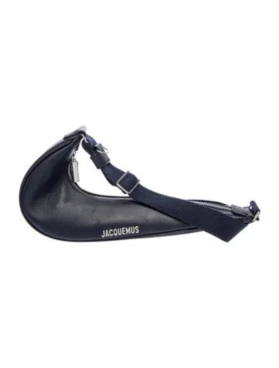 Pre-owned Nike X Jacquemus Leather Le Sac Swoosh 2024 In Blue
