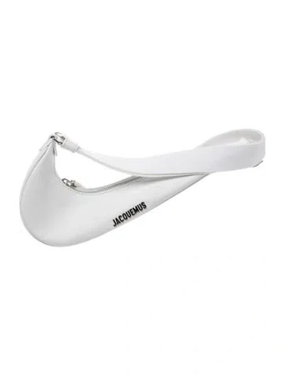 Pre-owned Nike X Jacquemus Leather Le Sac Swoosh In White