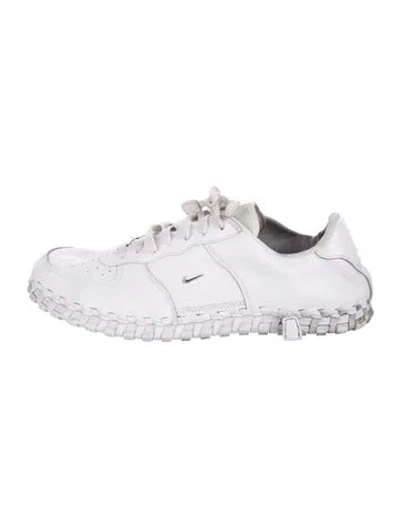 Pre-owned Nike X Jacquemus Leather Sneakers In White