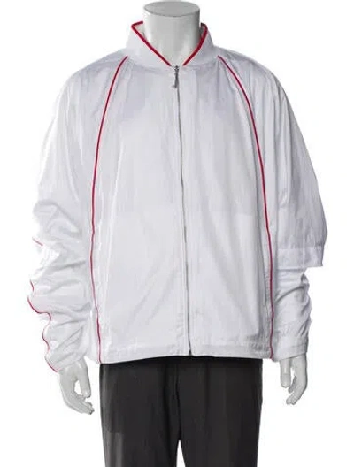 Pre-owned Nike X Jacquemus Logo Windbreaker In White