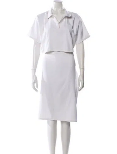 Pre-owned Nike X Jacquemus Midi Length Dress In White
