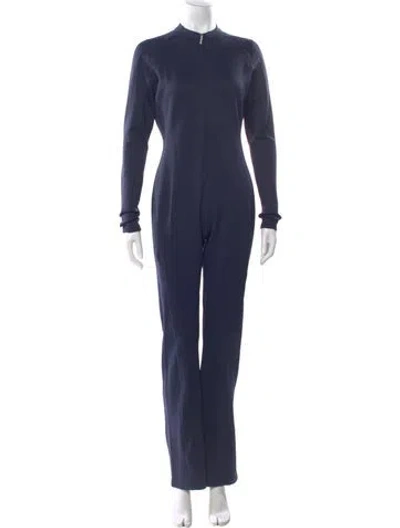 Pre-owned Nike X Jacquemus Nylon Crew Neck Jumpsuit W/ Tags In Blue