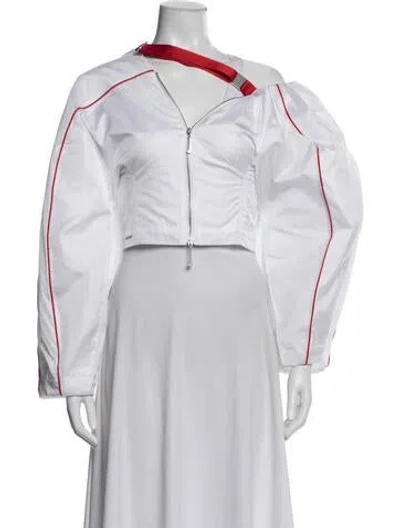Pre-owned Nike X Jacquemus Nylon Jacket In White