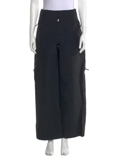 Pre-owned Nike X Jacquemus Nylon Wide Leg Pants W/ Tags In Black