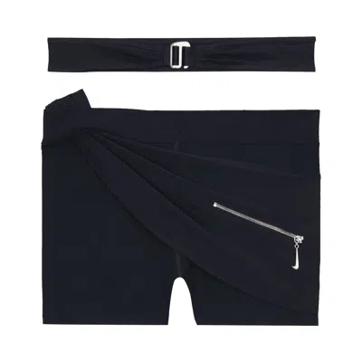 Pre-owned Nike X Jacquemus Pareo Shorts 'dark Blue' | Women's Size Xl