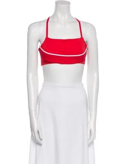 Pre-owned Nike X Jacquemus Square Neckline Sleeveless Crop Top W/ Tags In White