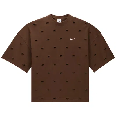 Pre-owned Nike X Jacquemus T-shirt 'brown'