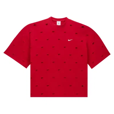 Pre-owned Nike X Jacquemus T-shirt 'red'