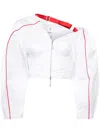 Nike X Jacquemus Crop Track Jacket In White