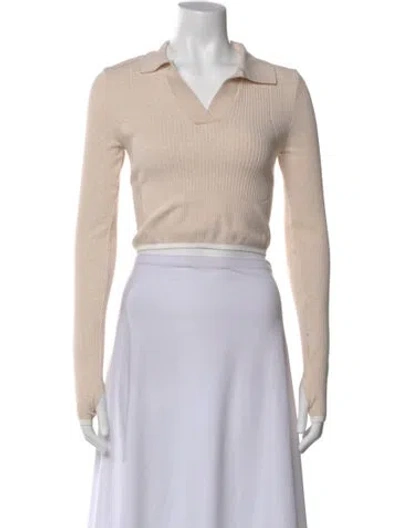 Pre-owned Nike X Jacquemus V-neck Long Sleeve Polo In Neutral